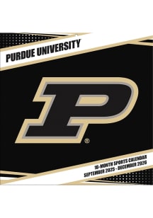 Black Purdue Boilermakers 2025 12x12 Calendar