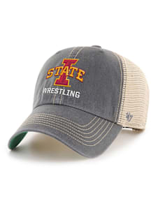 47 Iowa State Cyclones Wrestling Trawler Adjustable Hat - Charcoal