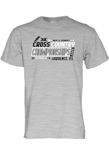 Blue 84 Big 12 Grey Big 12 Cross Country Championships Short Sleeve T Shirt