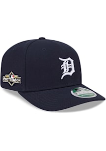 New Era Detroit Tigers 2025 Home Post Season Side Patch 9SEVENY Stretch Snap Adjustable Hat - Navy..