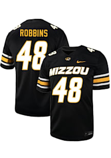 Oliver Robbins  Nike Missouri Tigers Black Football NIL Name And Number Football Jersey
