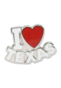 Texas Souvenir Heart Texas Pin