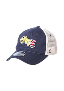 Zephyr Drexel Dragons University Meshback Adjustable Hat - Navy Blue