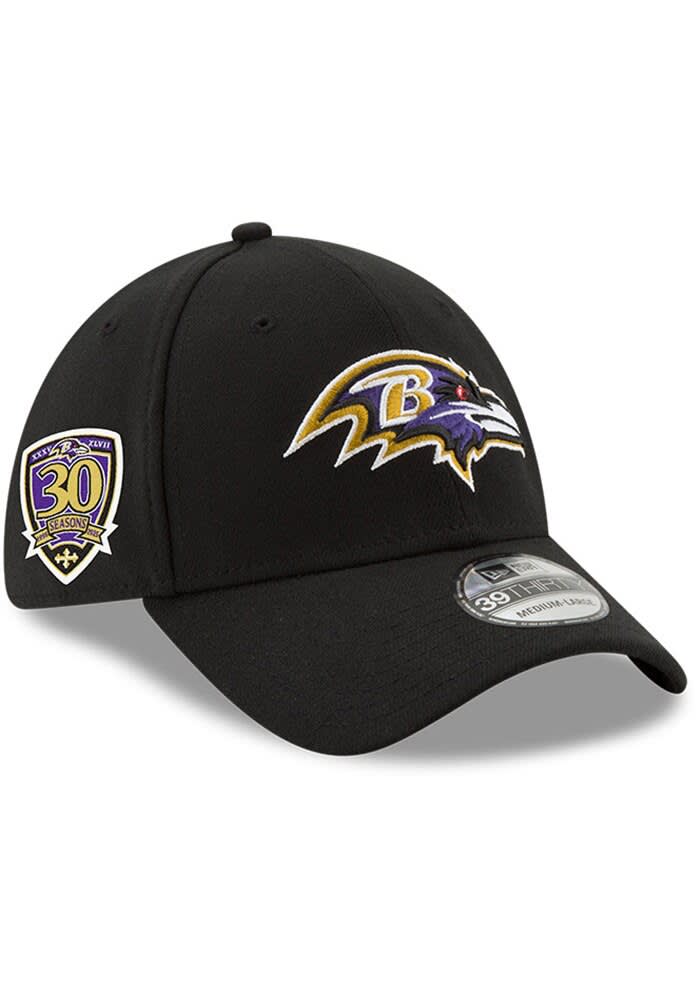 Baltimore Ravens Mens 30th Anniversary Patch Team Classic 39THIRTY