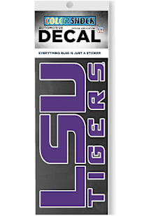LSU Tigers Licensed Mark Auto Decal - Purple