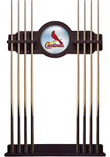 St Louis Cardinals Solid Wood Cue Rack Pool Table