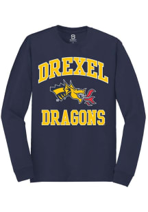 Mens Drexel Dragons Navy Blue Summit Sportswear No 1 Primary Tee