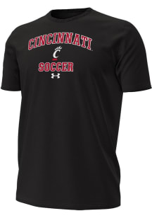 Cincinnati Bearcats Black Under Armour Soccer Performance Short Sleeve T Shirt