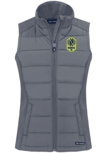 Cutter and Buck Nashville SC Womens Graphite Evoke Vest
