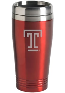 Temple Owls 16oz Stainless Steel Red Travel Mug