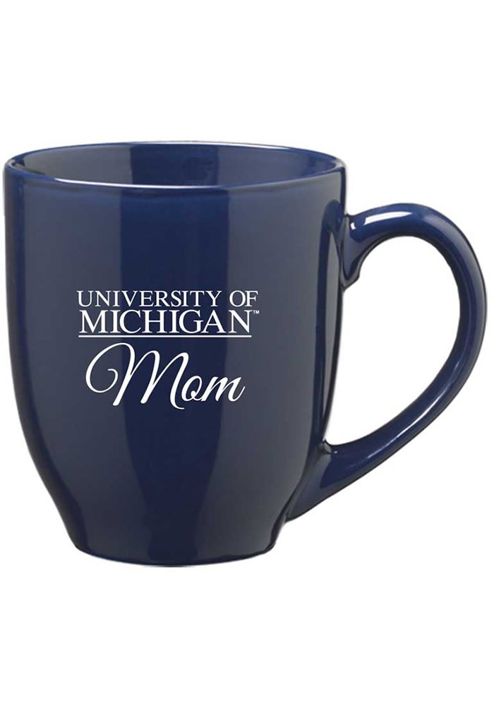 Michigan Wolverines BLUE Mom 16oz Ceramic Mug - 4010174