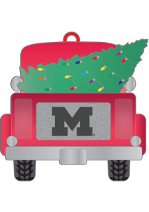 Yellow Michigan Wolverines Truck Ornament Ornament