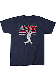 Jose Ramirez Cleveland Guardians Navy Blue Hosey Short Sleeve Fashion Player T Shirt