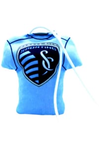 Sporting Kansas City Sea Salt Jersey Auto Air Fresheners - Blue