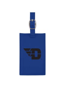 Dayton Flyers Blue Velour Luggage Tag