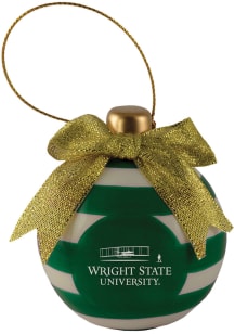 Wright State Raiders Ceramic Bulb Ornament