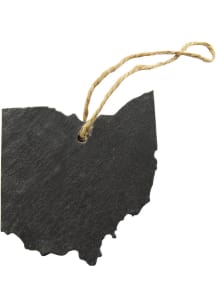 Ohio Slate State Shape Ornament