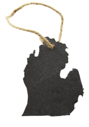 Michigan Slate State Shape Ornament