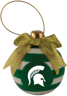 Michigan State Spartans Ceramic Bulb Ornament Ornament