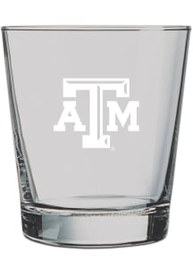 Texas A&amp;M Aggies 13oz Logo Engraved Rock Glass