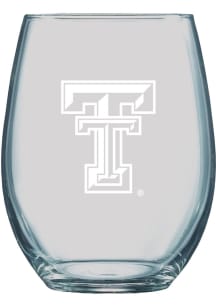 Texas Tech Red Raiders 21oz Logo Engraved Stemless Wine Glass