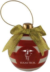 Texas Tech Red Raiders Ceramic Bulb Ornament Ornament