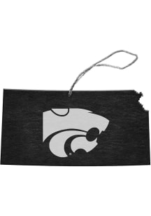 K-State Wildcats State Shaple Slate Ornament Ornament