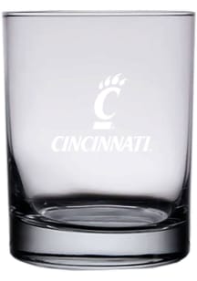 Cincinnati Bearcats 14oz Etched Rock Glass