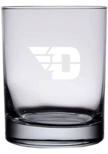 Dayton Flyers 14oz Etched Rock Glass