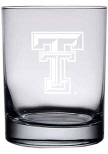 Texas Tech Red Raiders 14oz Etched Rock Glass