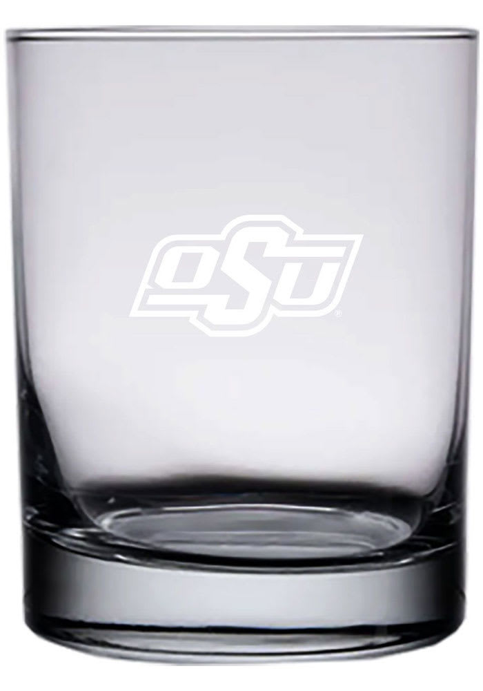 Oklahoma State Cowboys Custom College Etched Alumni 8oz Glass Tumbler 2 Pack