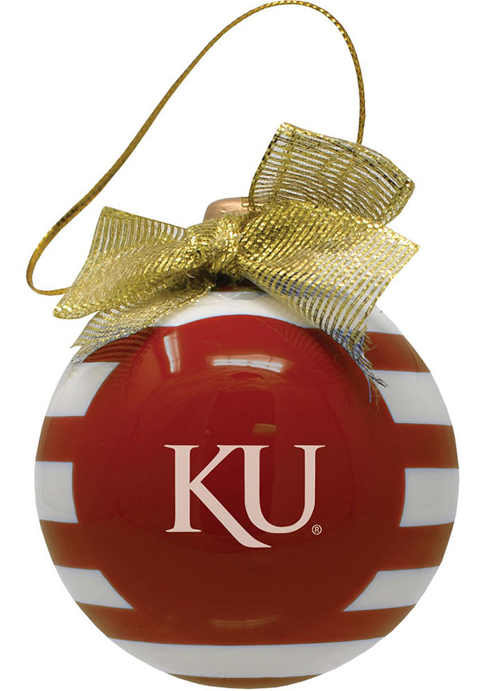 Kansas University Baby Jay KU Christmas ornament 