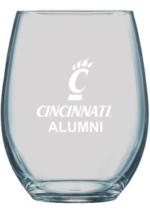 Cincinnati Bearcats 21oz Etched Stemless Wine Glass