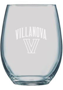 Villanova Wildcats 21oz Etched Stemless Wine Glass