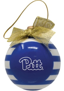 Pitt Panthers Ceramic Bulb Ornament