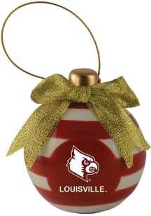 Louisville Cardinals Ceramic Bulb Ornament