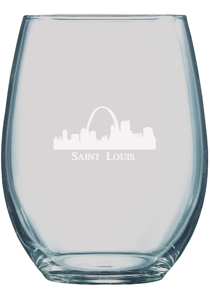 St Louis 21oz Engraved Stemless Wine Glass