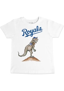 Kansas City Royals Toddler White TRex Short Sleeve T-Shirt
