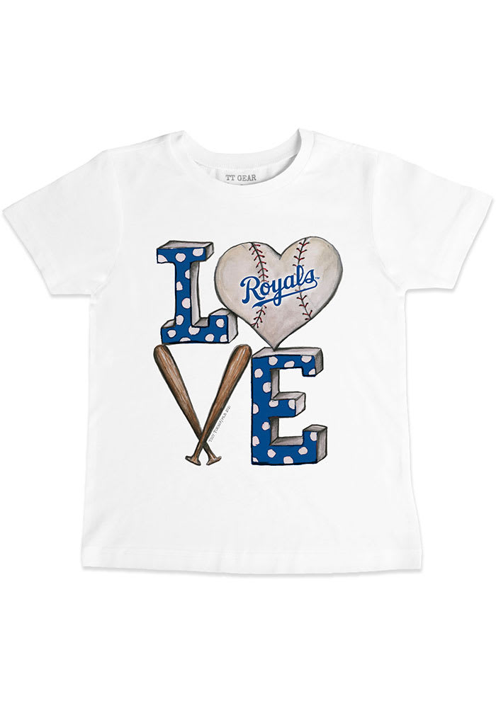 New Era Youth Girls' Kansas City Royals Blue Giltter Tank Top