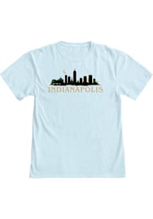 Blue 84 Indianapolis Light Blue Skyline Short Sleeve Fashion T Shirt