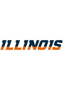 Orange Illinois Fighting Illini Licensed Mark Decal