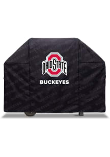 Black Ohio State Buckeyes Heavy Duty Grill Cover