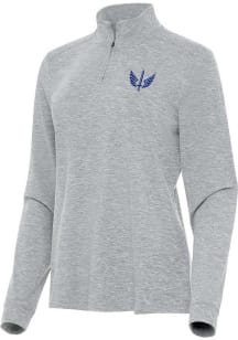 Antigua St Louis Battlehawks Womens Grey Mentor Qtr Zip