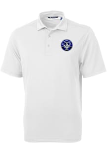 Cutter and Buck Montreal Impact White Virtue Eco Pique Big and Tall Polo