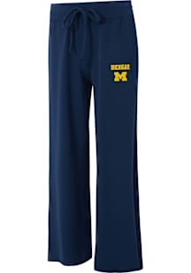 Concepts Sport Michigan Wolverines Womens Darby Blue Sweatpants
