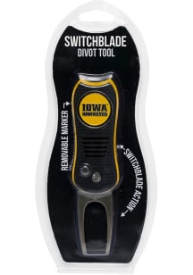 Black Iowa Hawkeyes Switchblade Divot Tool