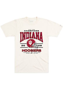 Homefield Indiana Hoosiers White 2025 Big Ten Football Champions Short Sleeve T Shirt