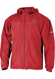 Columbia Texas Tech Red Raiders Mens Red Prodigy Light Weight Jacket