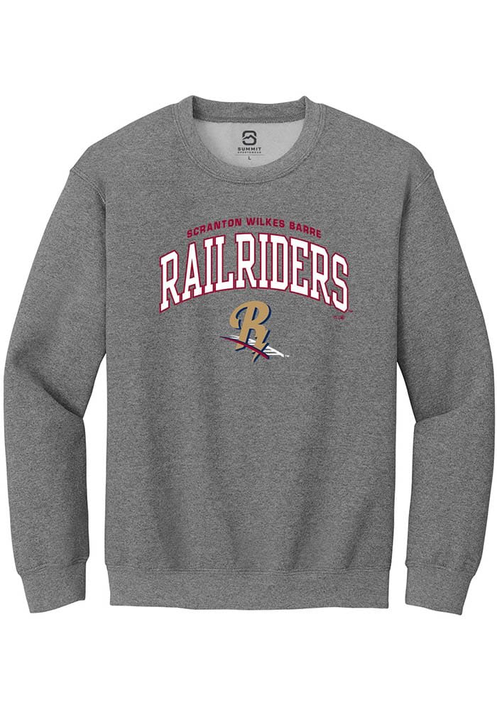 Summit Sportswear Scranton Wilkes Mens STEEL Arch Mascot LS