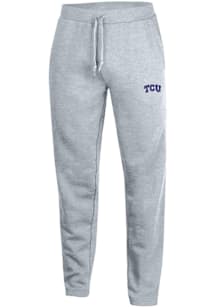 Gear for Sports TCU Horned Frogs Mens Grey LL Emb Big Cotton Slim Sweatpants
